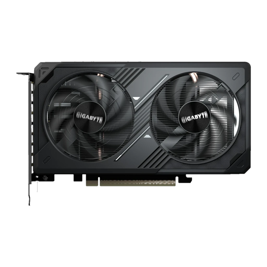 Gigabyte GeForce RTX 5050 Windforce OC 8GB preto, caixa e placa: embalagem com produto - Item1
