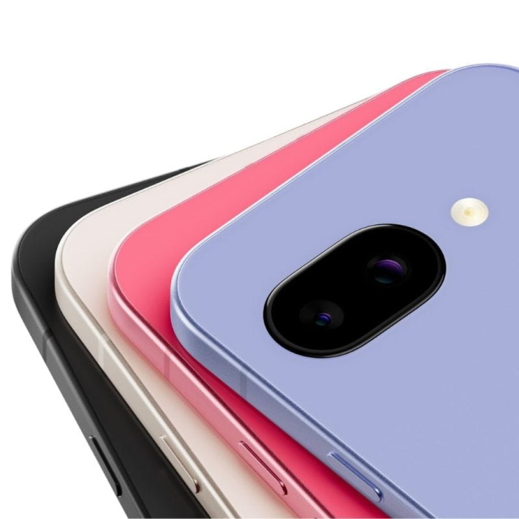 Google Pixel 9a 5G porcelana renovado excelente, pantalla con biseles finos y cámara frontal perforada, doble cámara trasera horizontal con flash, logo G - Ítem6