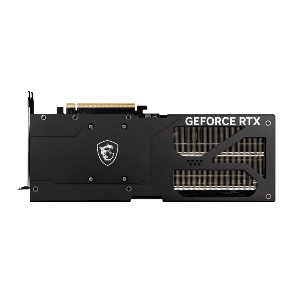MSI GeForce RTX 5070 Ti Ventus 3X OC 16GB, produto e caixa: placa com 3 ventoinhas prateadas ao lado da caixa preta e verde - Item2
