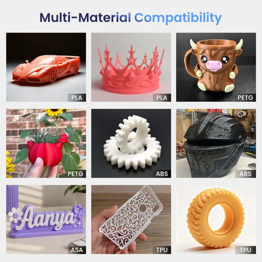 Impresora 3D Longer LK10 Plus FDM con marco metálico, extrusor directo con ventilador, gran cama calefactable y pantalla táctil inclinada; admite PLA, PETG, - Ítem6