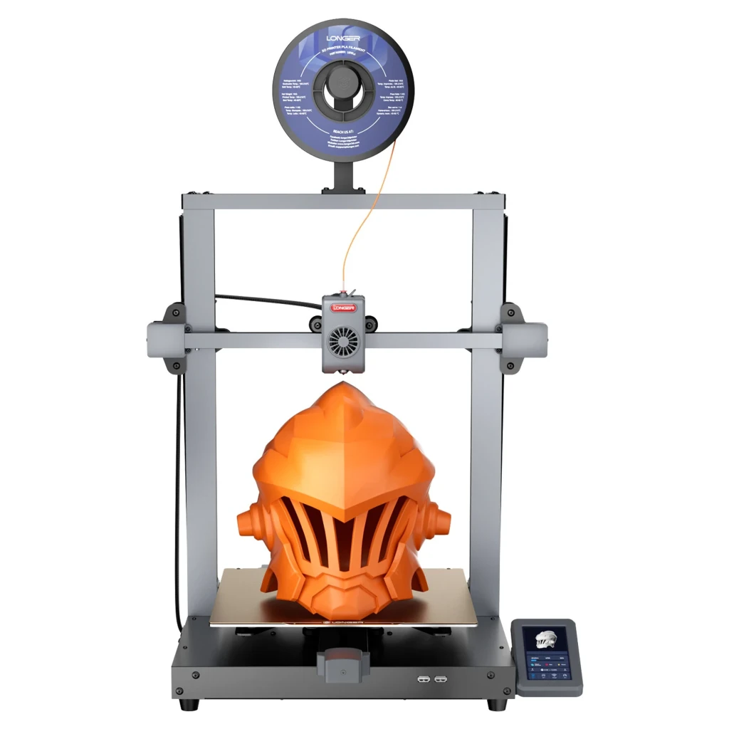 Impresora 3D Longer LK10 Plus FDM con marco metálico, extrusor directo con ventilador, gran cama calefactable y pantalla táctil inclinada; admite PLA, PETG, - Ítem1