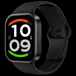 Xiaomi Redmi Watch 6 Active Noir, appels Bluetooth avec écran rectangulaire grand format, cadran numérique coloré, boîtier noir mat et bracelet silicone