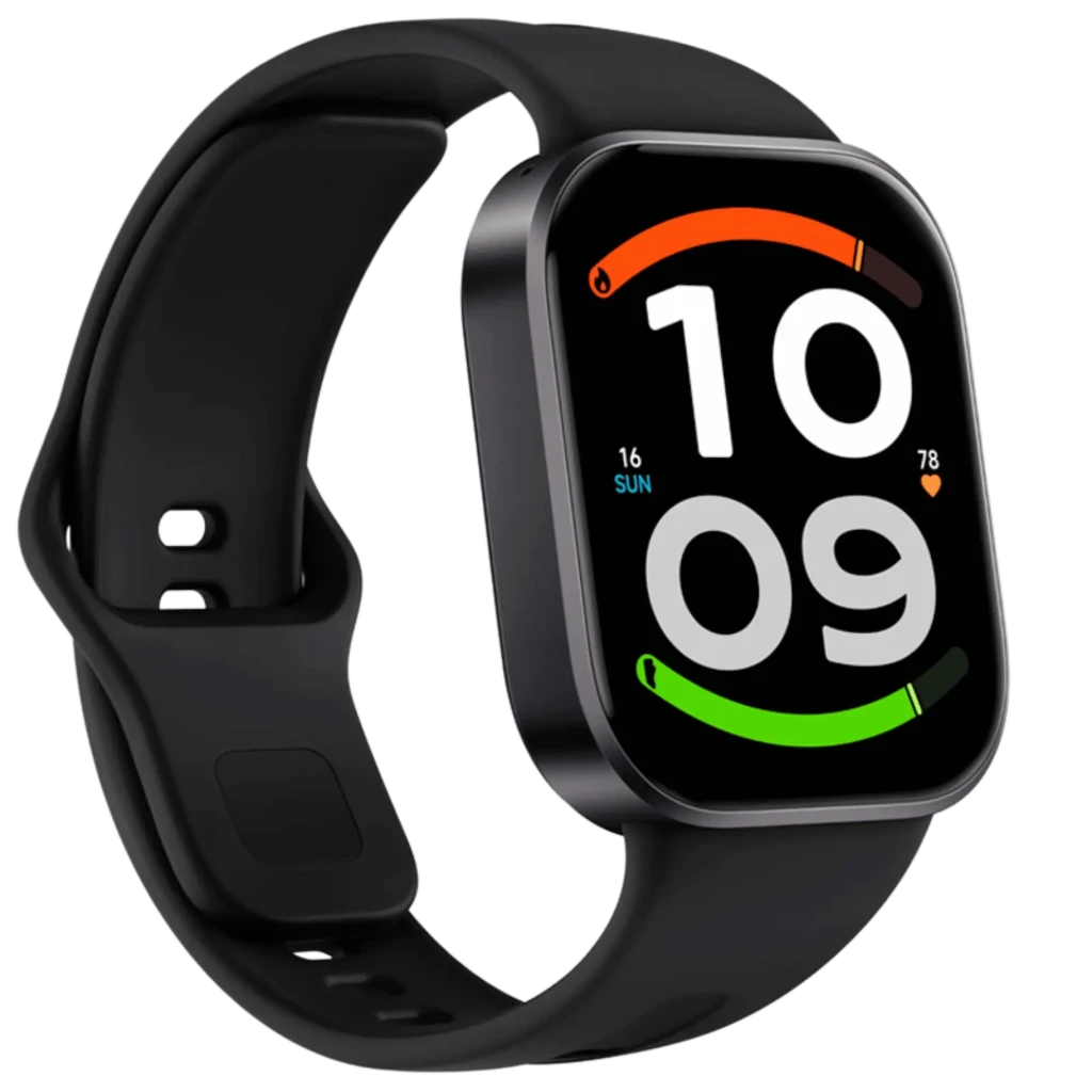Xiaomi Redmi Watch 6 Active Noir, appels Bluetooth avec écran rectangulaire grand format, cadran numérique coloré, boîtier noir mat et bracelet silicone - Ítem1