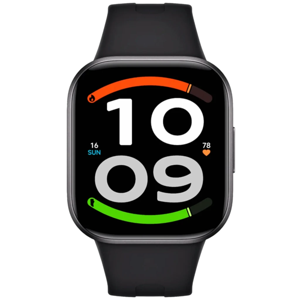 Xiaomi Redmi Watch 6 Active Noir, appels Bluetooth avec écran rectangulaire grand format, cadran numérique coloré, boîtier noir mat et bracelet silicone - Ítem2