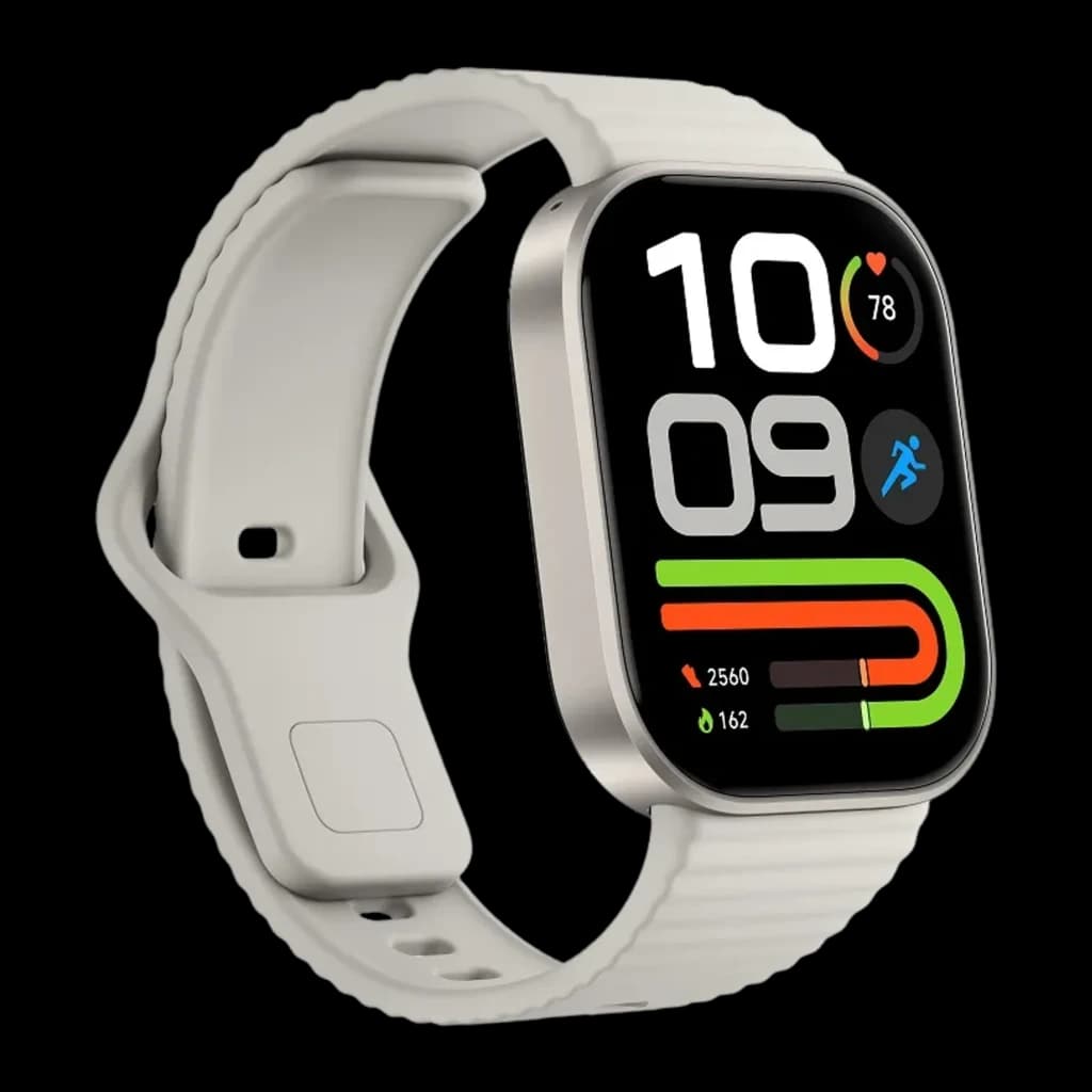 Xiaomi Redmi Watch 6 Lite Plata con caja metálica y correa beige; pantalla cuadrada a color con métricas de salud y deporte visibles; GPS GLONASS, SpO2 y FC
