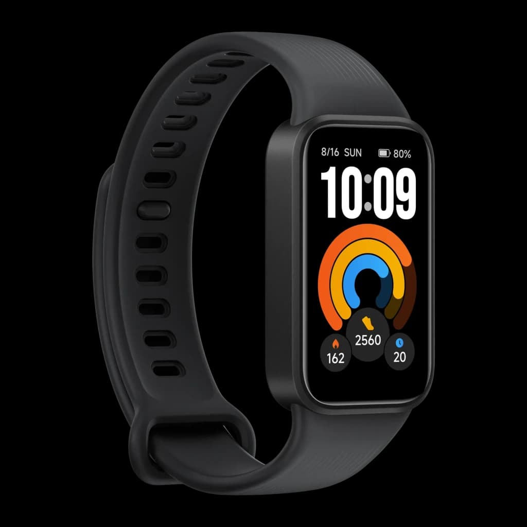 Xiaomi Smart Band 11 Active Preto com ecrã retangular a cores, bracelete em silicone, mostrador com métricas de frequência cardíaca, SpO2 e passos