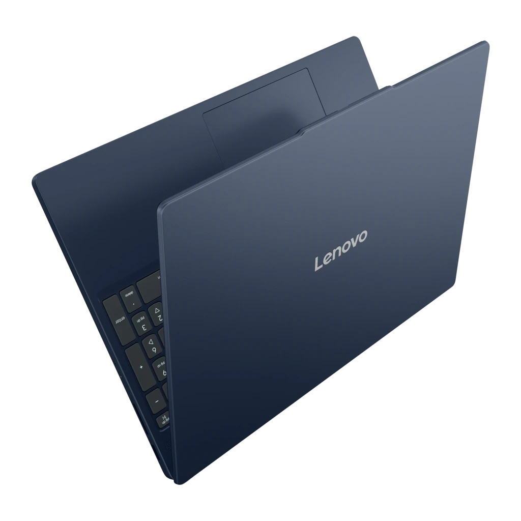 Lenovo IdeaPad Slim 3 15IRH10 512GB Cosmic Blue, vue de face: écran Windows 11 et clavier numérique complet - Ítem3