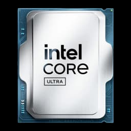 Procesador Intel Core Ultra 7 270K Plus con cubierta plateada pulida y logotipo negro, formato LGA1851 visible sobre PCB azul con detalles electrónicos