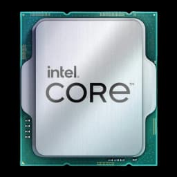 Intel Core i7-14700KF, vista frontal: IHS prateado com logo Intel Core e PCB verde com contatos