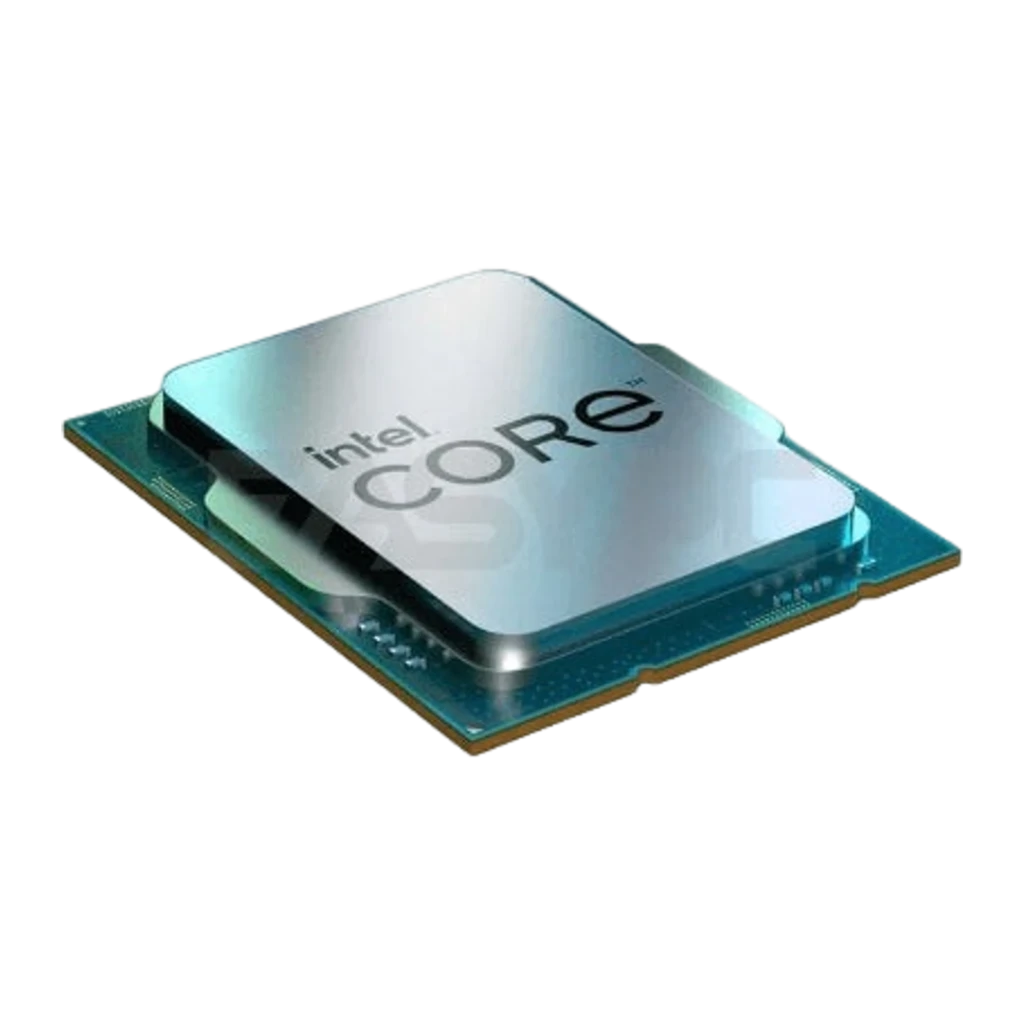Intel Core i7-14700KF, vue de face: IHS argenté avec logo Intel Core et PCB vert avec contacts - Ítem1