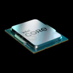 Intel Core i7-14700KF, vista em perspectiva: ângulo lateral mostrando IHS prateado, espessura do PCB e pinos dourados