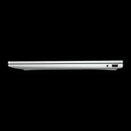 HP OmniBook 3 16 512GB Glacier Silver, vue latérale droite fermé: profil fin, jack audio et port USB-A