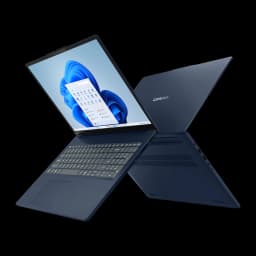 Lenovo IdeaPad Slim 3 16IRH10 1TB Cinza, vista dupla: frontal com ecrã Windows 11 e traseira com logo Lenovo