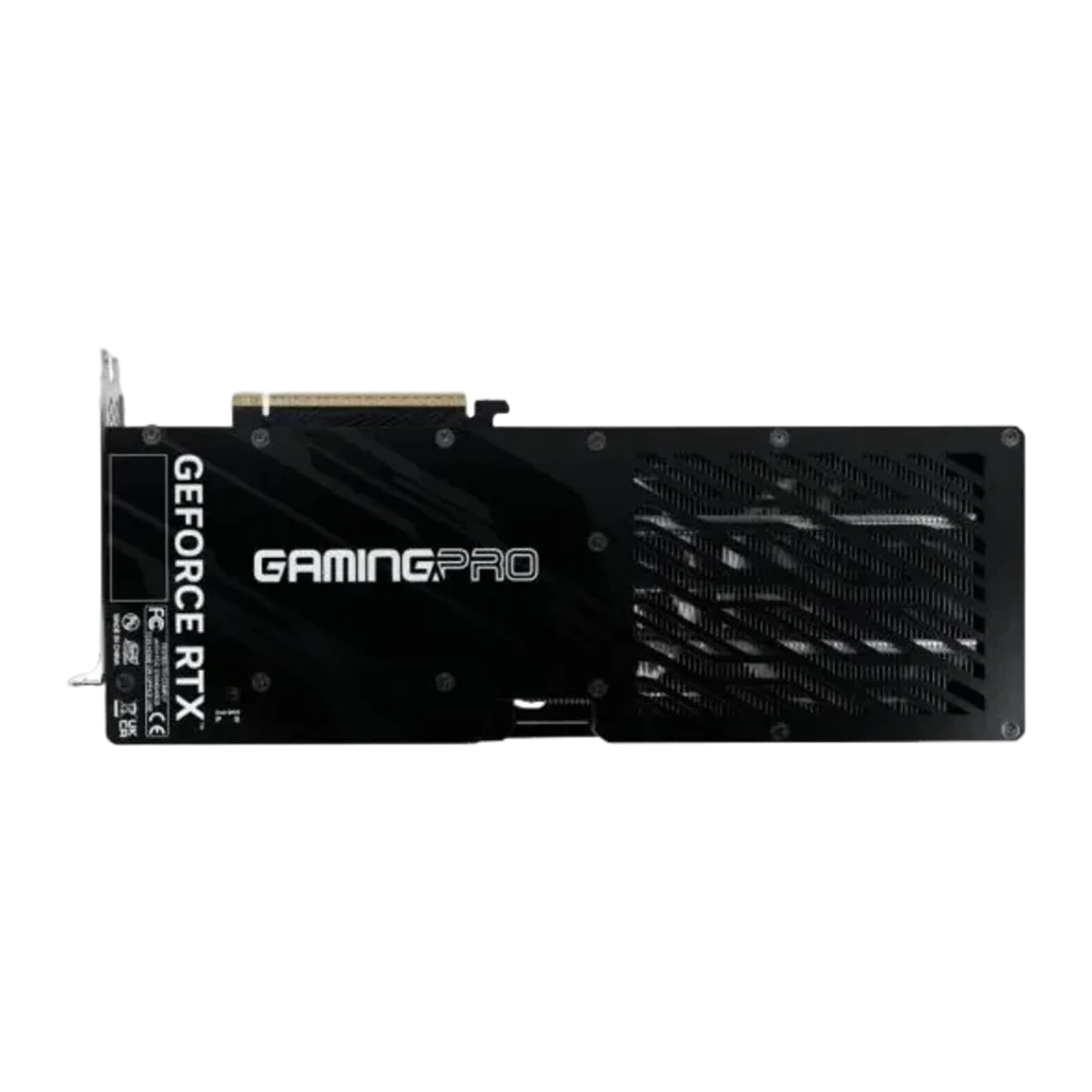 Palit GeForce RTX 5080 GamingPro 16GB negro, vista frontal: tres ventiladores con logo Palit y cubierta negra mate - Ítem2