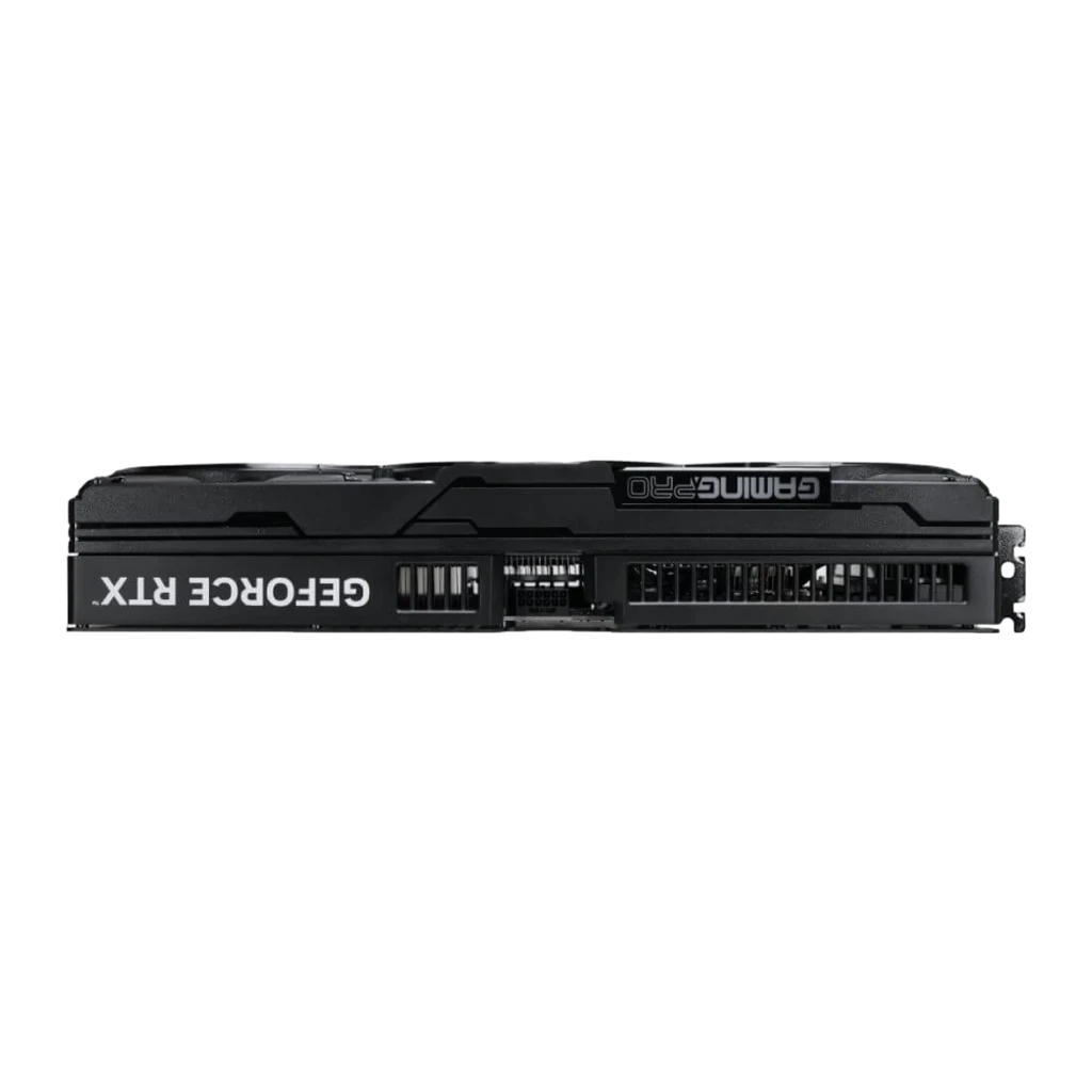 Palit GeForce RTX 5080 GamingPro 16GB negro, vista frontal: tres ventiladores con logo Palit y cubierta negra mate - Ítem4
