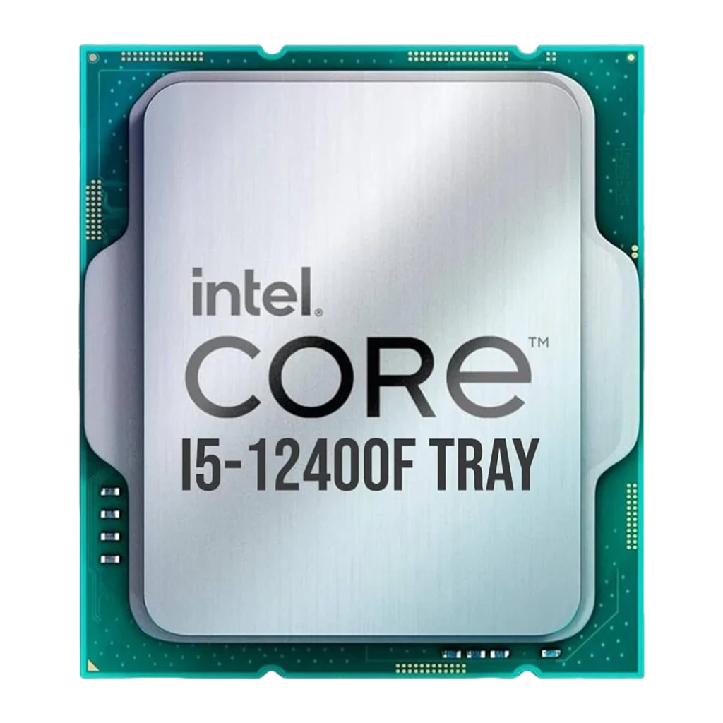 Boîte bleue Intel Core avec logo Intel en blanc, lettrage Core centré et badge i5 en bas à droite, design géométrique épuré et contrasté - Ítem5
