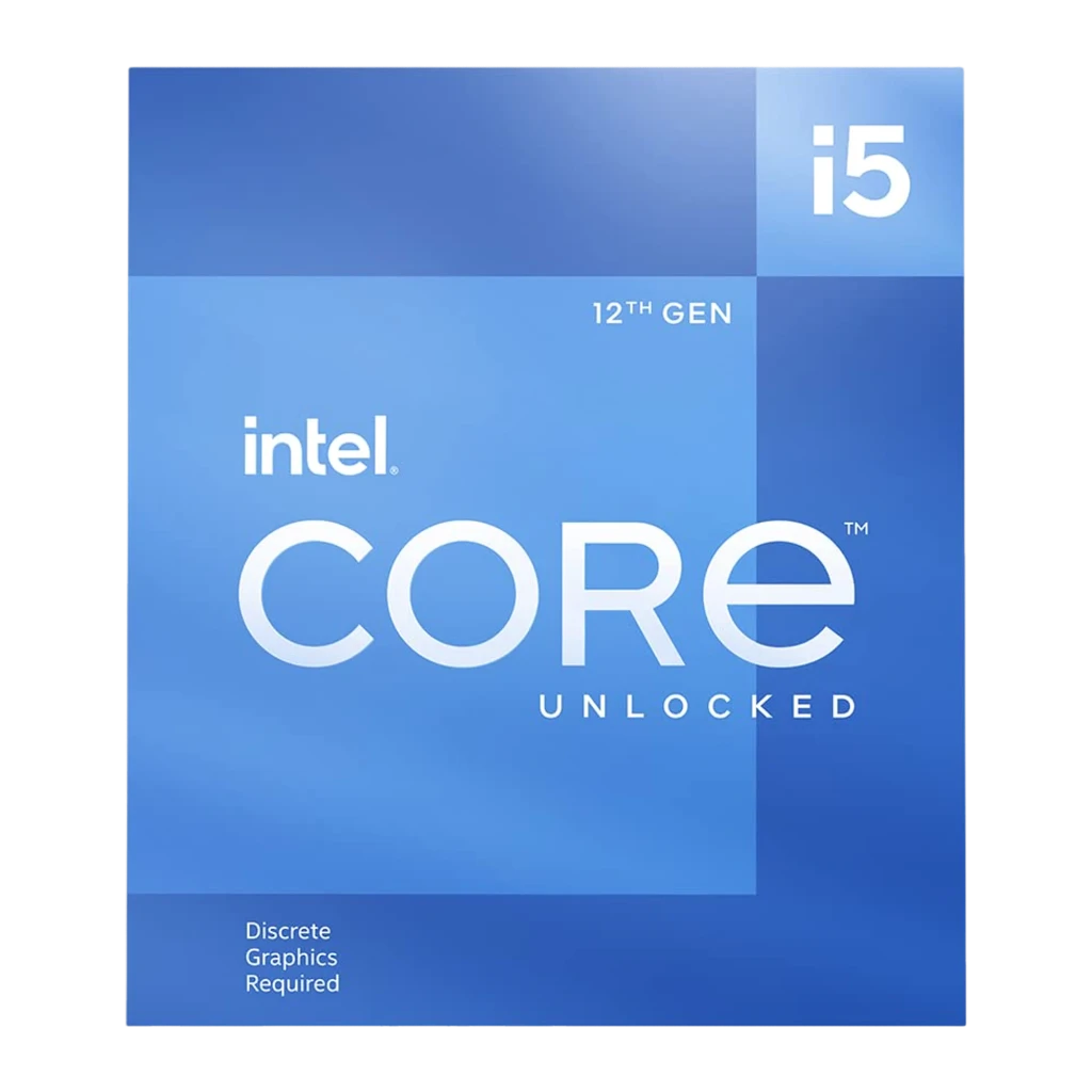 Intel Core i5-12600KF, vue de face: IHS argenté gravé i5-12600KF SRL4U et PCB vert sarcelle - Ítem2
