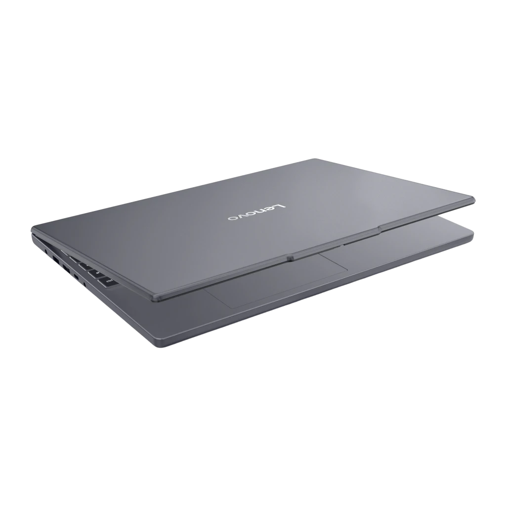 Lenovo IdeaPad Slim 3 15ARP10 512GB Luna Grey, vista frontal: ecrã com Windows 11 e teclado completo com numpad - Item3