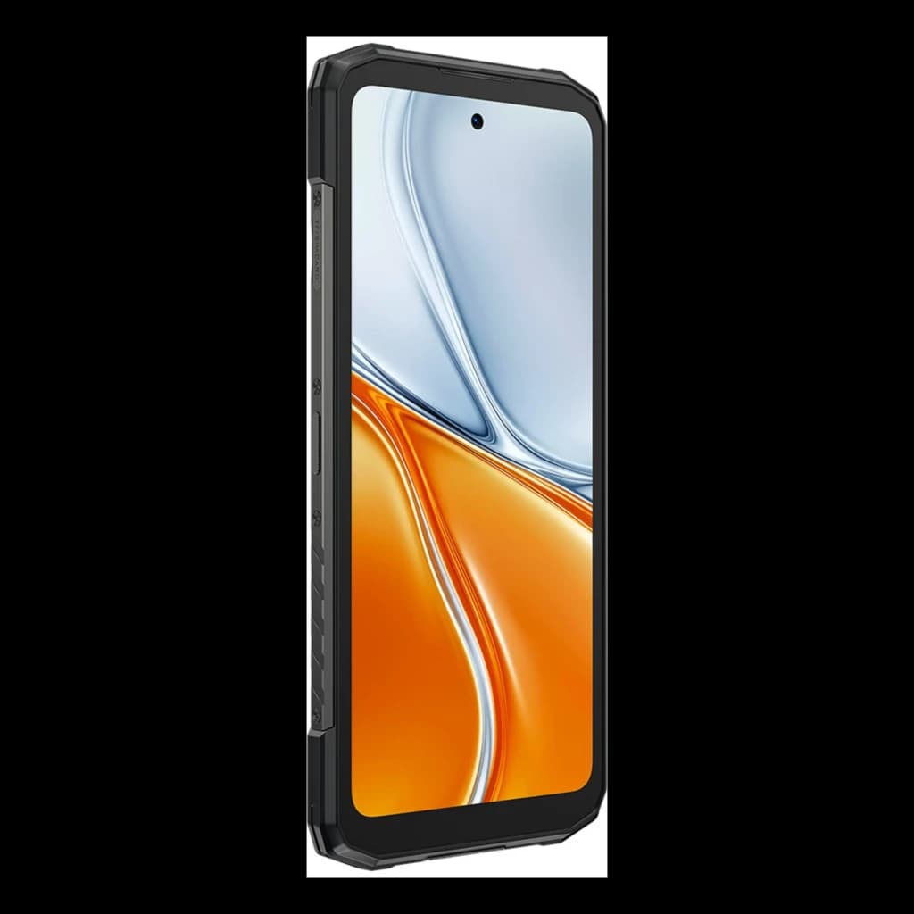 Doogee Blade 20X noir robuste, cadre renforcé, écran 6,6 pouces IPS 90Hz bord à bord avec poinçon central, flancs texturés pour meilleure prise en main