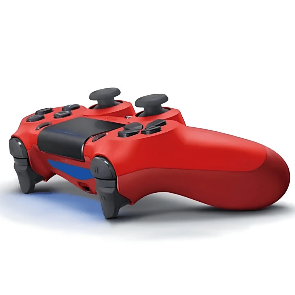 Comando Sony PS4 Dualshock Vermelho V2 recondicionado em excelente estado, com touchpad central, botões icônicos, analógicos simétricos e acabamento fosco - Item1