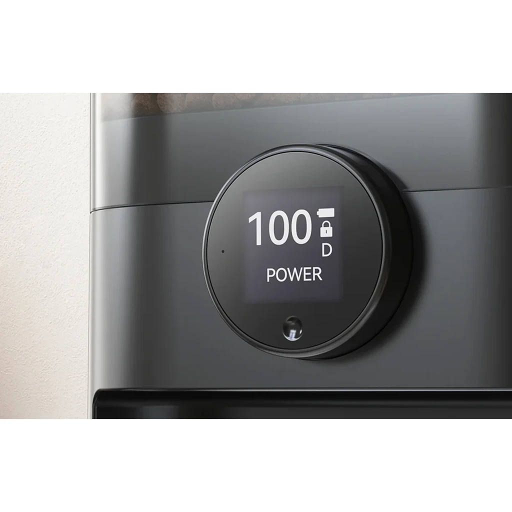 Distributeur Automatique Oneisall PF08 WiFi 2,4GHz 5L 10 Repas/Jour en noir, grand réservoir transparent, bol en inox, bouton frontal et trémie à croquettes - Ítem6