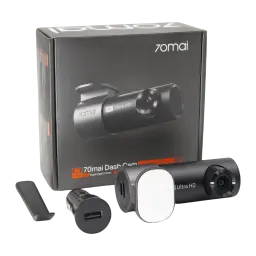 Caméra auto 70mai M310 Plus 2K avec module WiFi 6, commande vocale, objectif grand angle, capteur nuit; boîtier compact, support adhésif et câble USB inclus