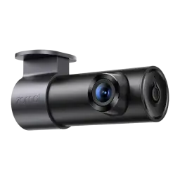 70mai Dash Cam M310 Plus 2K WiFi 6 caméra compacte cylindrique noire, optique grand angle avec lentille bleutée, support discret pour pare-brise