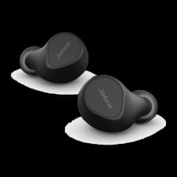 Jabra Evolve2 Buds USB-C negro, auriculares individuales: par aislado con vista lateral