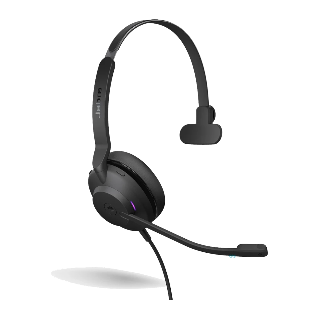 Jabra Evolve2 30 SE USB-C Mono negro, vista frontal: auricular con micrófono articulado y cable USB-C - Ítem2