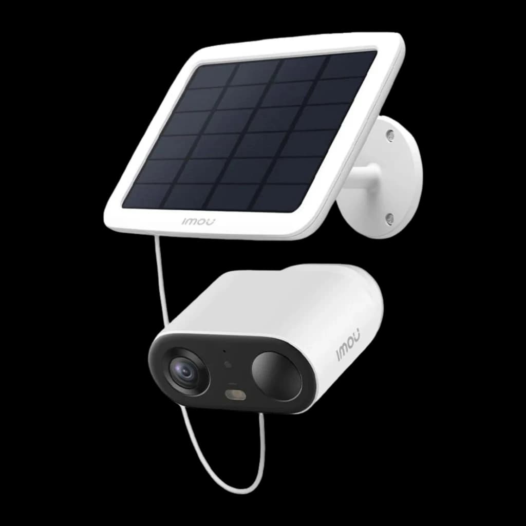 Imou Cell Go Kit Bullet 4GB Blanco, kit con panel solar: cámara montada en pared conectada por cable al panel solar blanco