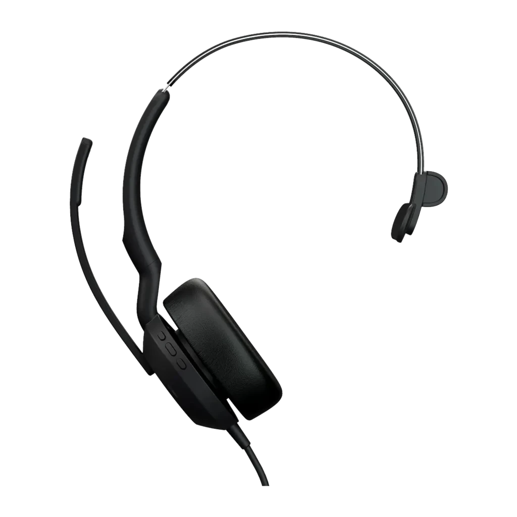 Jabra Auriculares Evolve2 50 USB-C/A Mono preto - vista - Item2