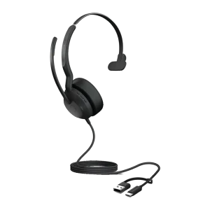 Jabra Auriculares Evolve2 50 USB-C/A Mono noir - vue