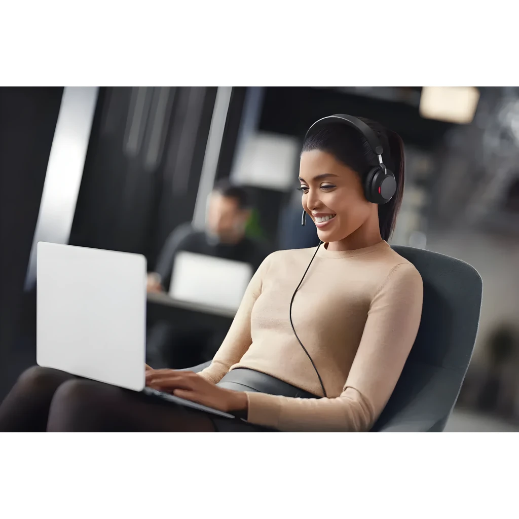 Jabra Auriculares Evolve2 40 SE Stereo USB-C/A negro - vista - Ítem4