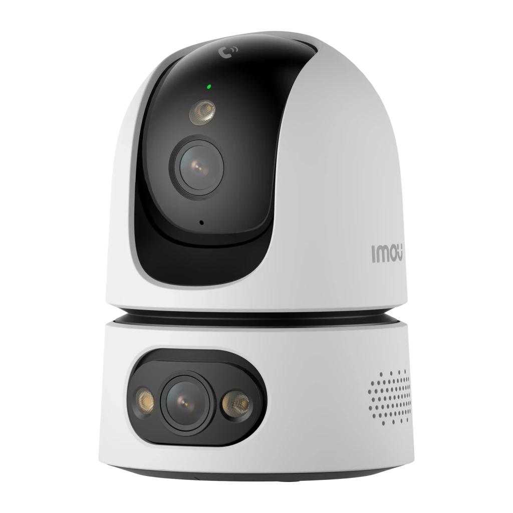 Imou Ranger Dual Pro 6MP 512GB Blanc, vue avant: deux modules caméra, corps PT blanc et noir, logo Imou - Ítem2