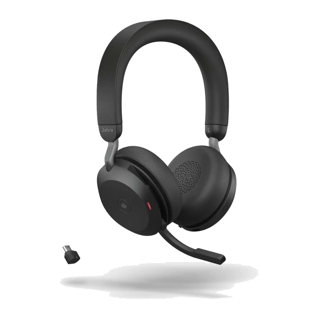 Jabra Evolve2 55 UC Stereo negro con base, kit lateral: auriculares en estación con cable - Ítem2