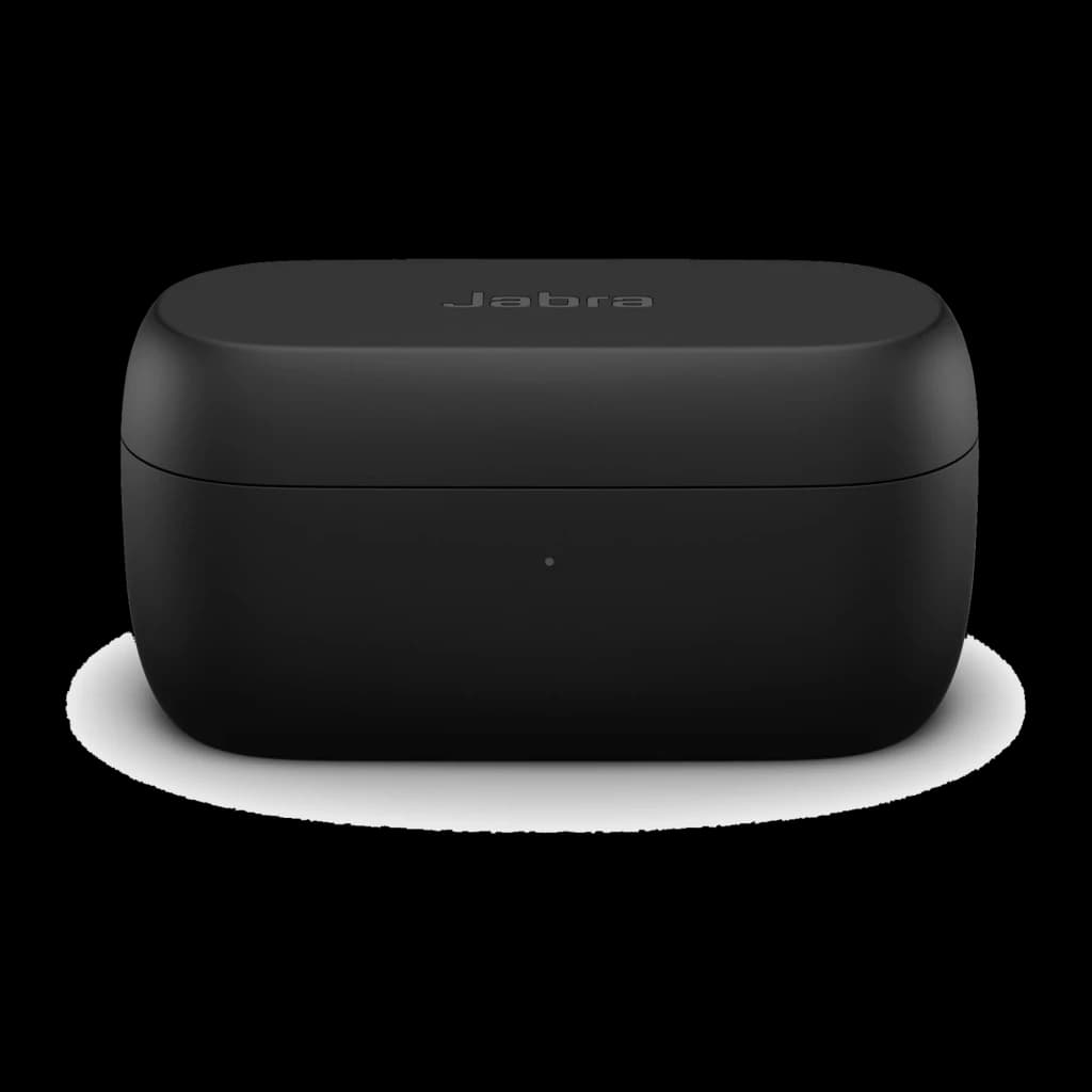 Jabra Evolve2 Buds USB-C UC negro, vista inferior: estuche con sombra