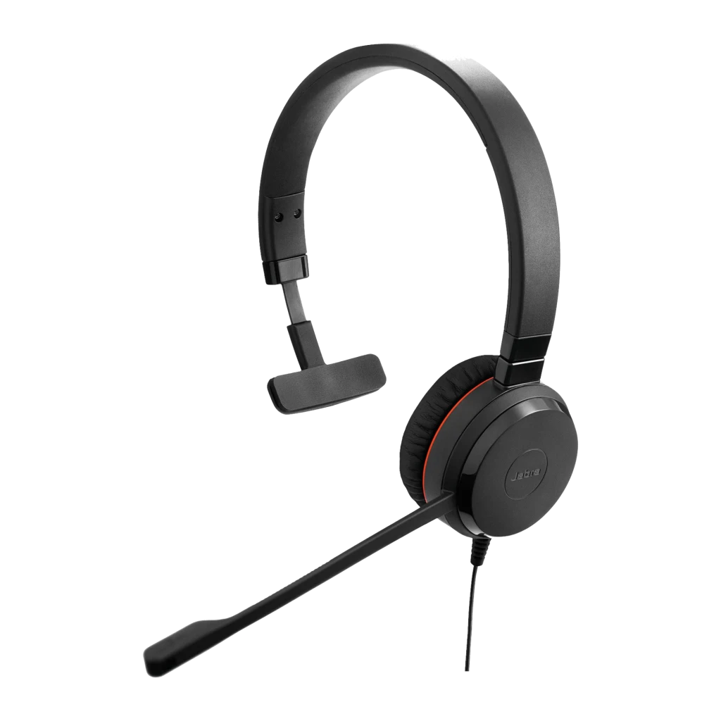 Jabra Evolve 30 II UC Mono negro, contenido del kit: auricular, cables de conexión y controles - Ítem1