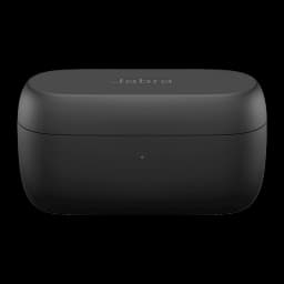 Jabra Evolve2 Buds USB-A negro, estuche: vista superior cerrada con indicador LED