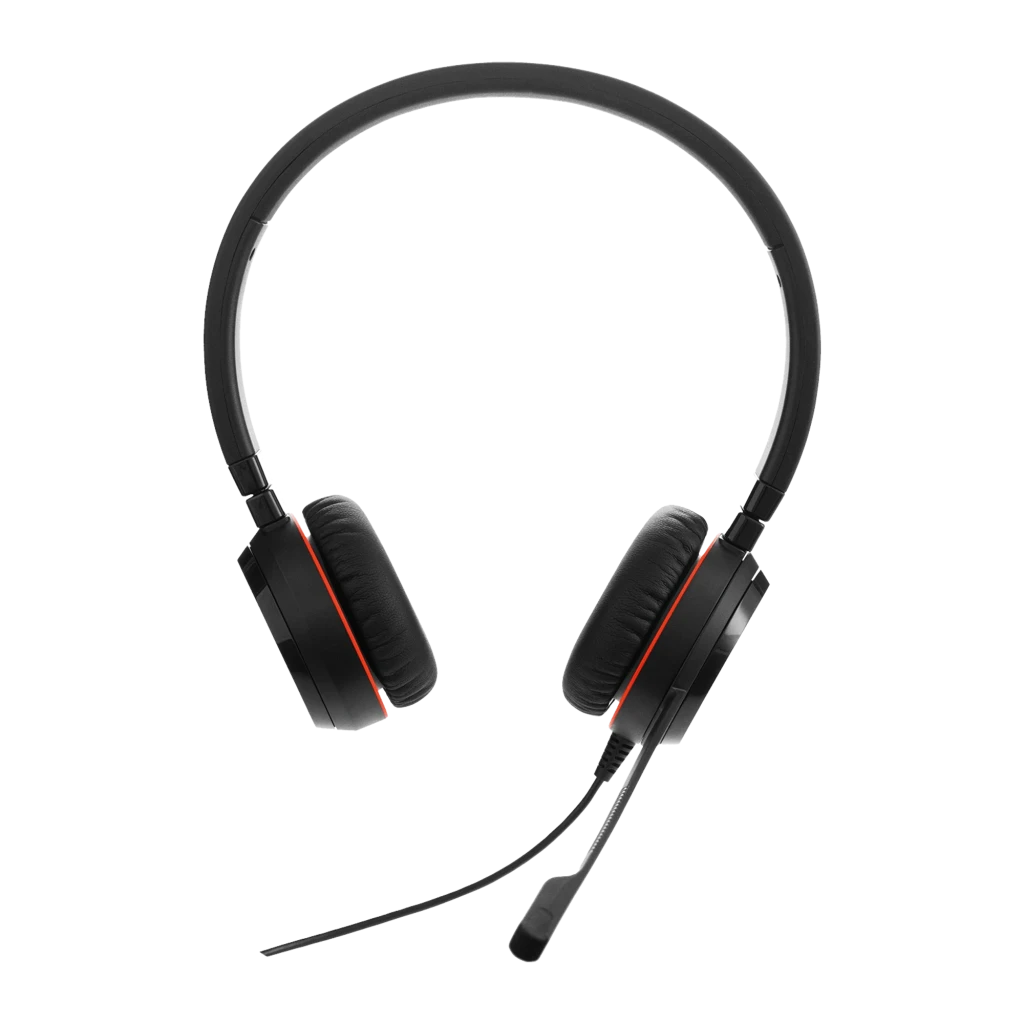 Jabra Evolve 20 SE Stereo noir, kit complet: casque avec câbles et adaptateurs - Ítem1