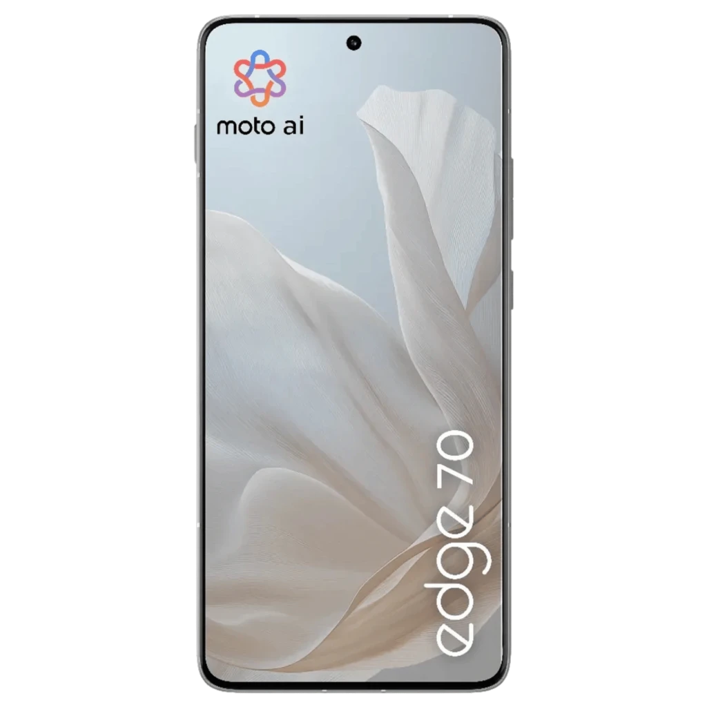 Motorola Edge 70 5G blanc PANTONE Cloud Dancer avec cristaux Swarovski, triple module photo pro, écran bord à bord perforé, 12 Go RAM 512 Go stockage - Ítem7