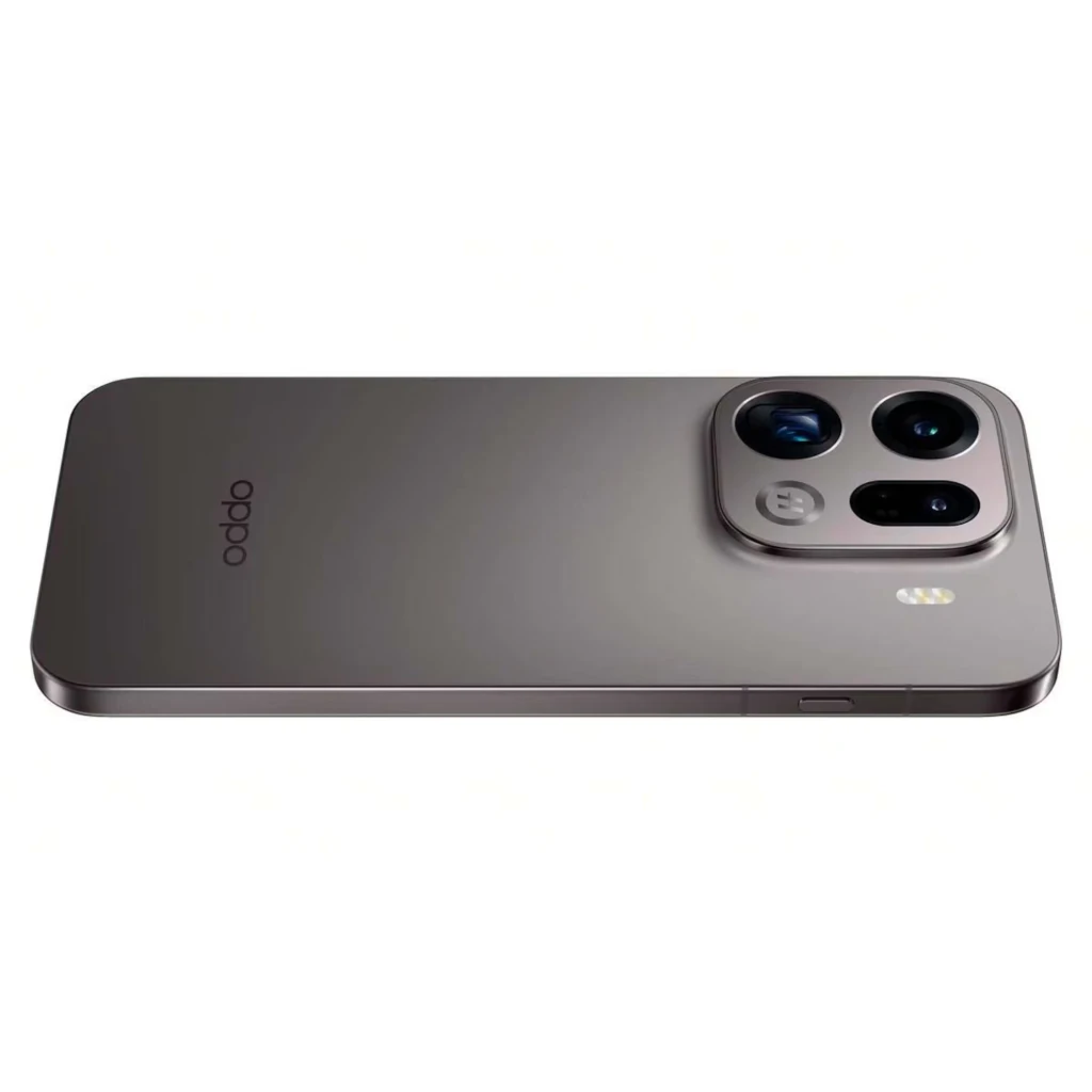 Oppo Find X9S 5G cinzento com módulo de câmeras saliente, lente periscópica 3x, traseira fosca e tela AMOLED 6,59 polegadas com furo central e bordas finas - Item6