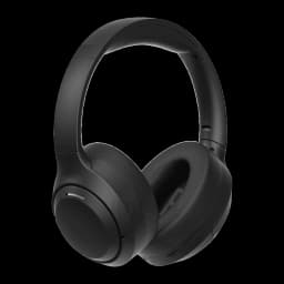 Auscultadores Honor Choice VZ Headphones Pro ANC Adaptativa em preto, over-ear acolchoados, conchas grandes com botões laterais e arco ajustável elegante