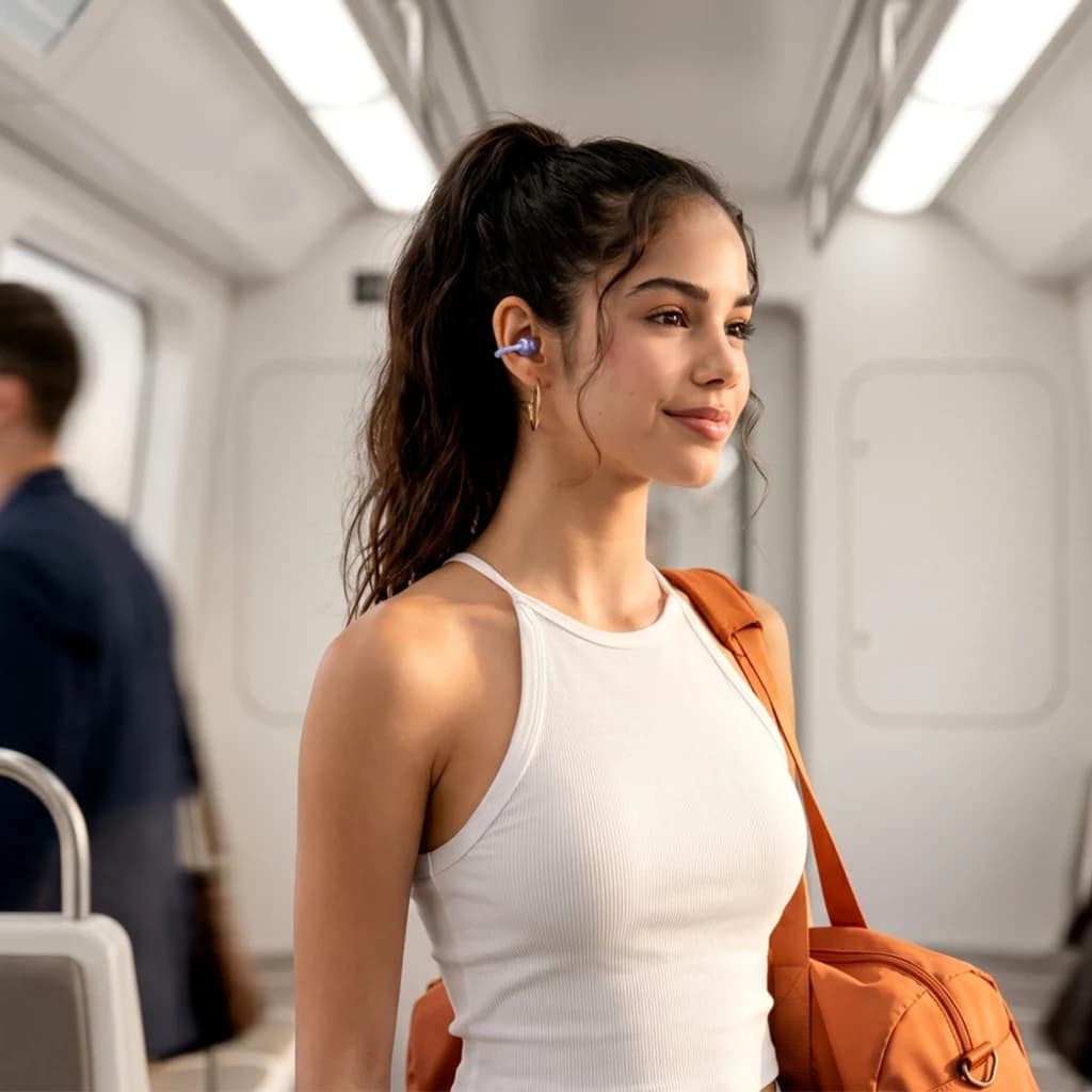 Auriculares Tronsmart OpenFly Clip S1010 Open-Ear Clip-On Oro Rosa, diseño de clip abierto, ligeros, se ajustan a la oreja sin cubrirla, acabado metálico