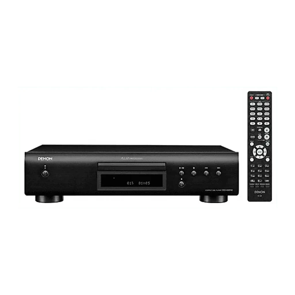 Denon Lecteur CD DCD-600NE noir, vue avant: façade avec fente disque, afficheur numérique et boutons de commande - Ítem1