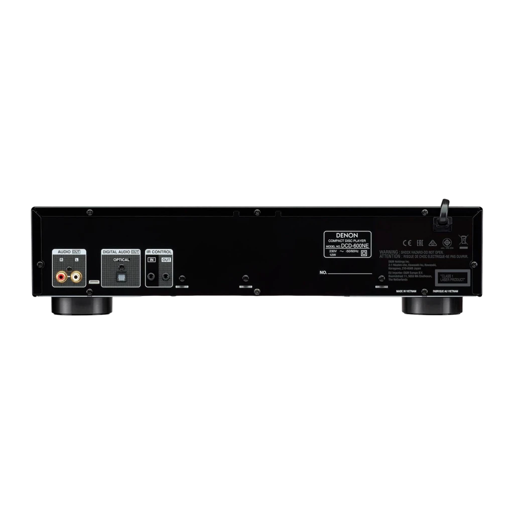 Denon Lecteur CD DCD-600NE noir, vue avant: façade avec fente disque, afficheur numérique et boutons de commande - Ítem2