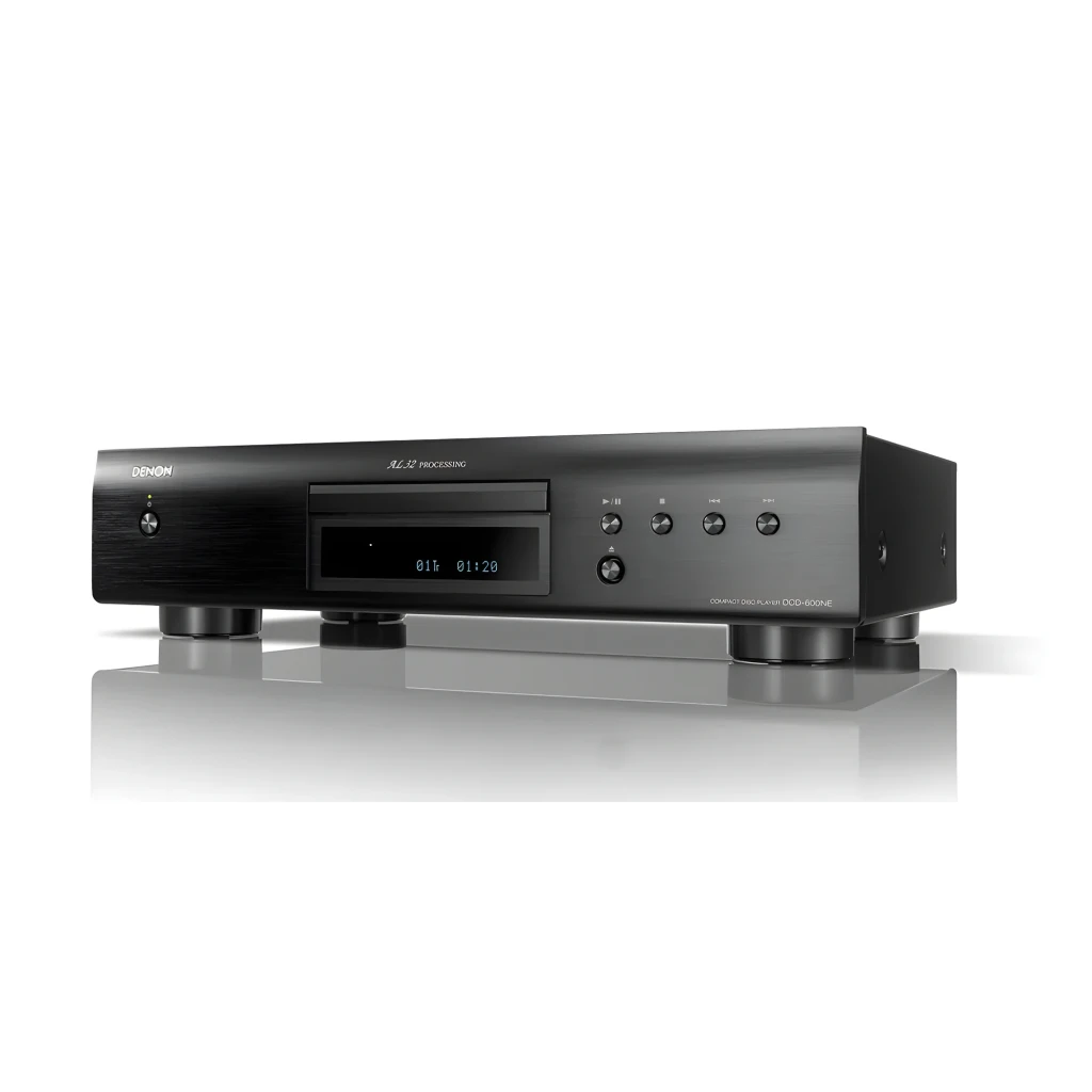 Denon Lecteur CD DCD-600NE noir, vue avant: façade avec fente disque, afficheur numérique et boutons de commande - Ítem3