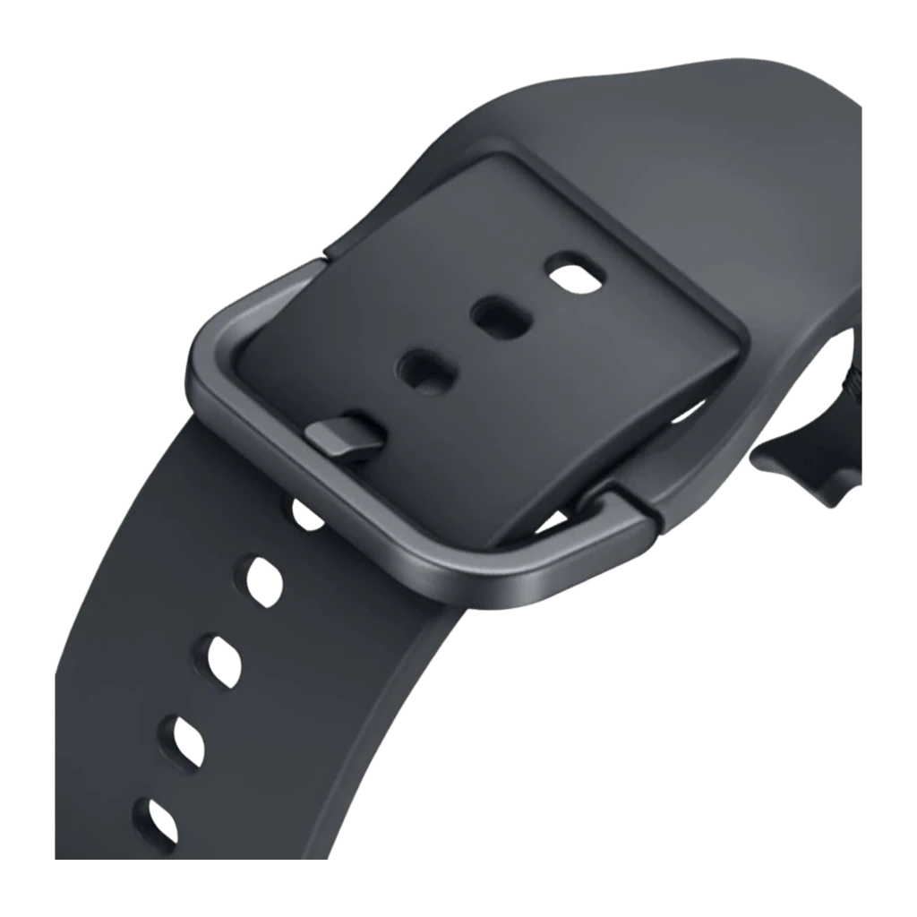 Samsung Sport Band Galaxy Watch8 S/M Grafito, vista general: correa silicona gris con hebilla cuadrada y conectores - Ítem1