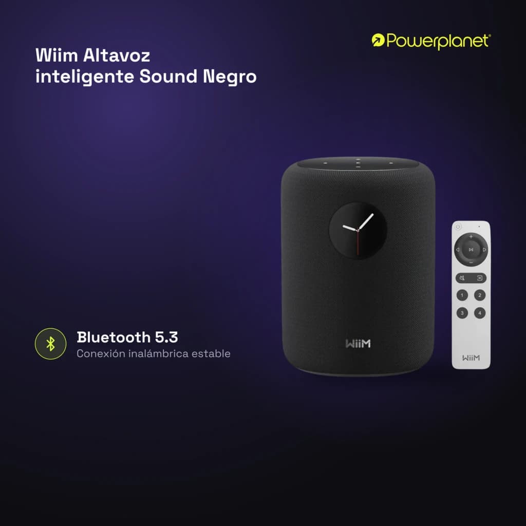 Wiim Altavoz inteligente Sound Negro - características