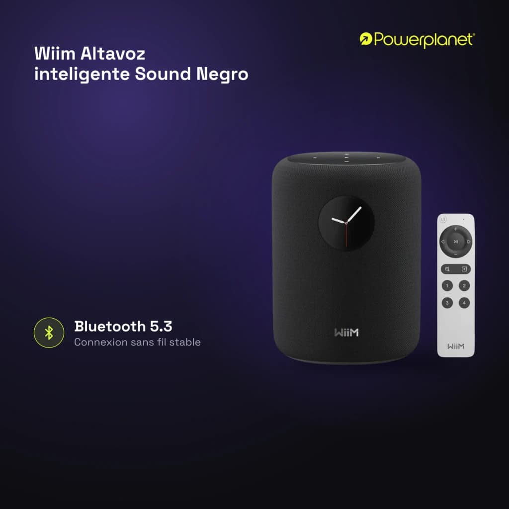Wiim Altavoz inteligente Sound Negro - características