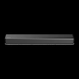 Hisense Barre de son AX5140Q noir, vue de face: barre allongée avec grille en tissu et boutons supérieurs
